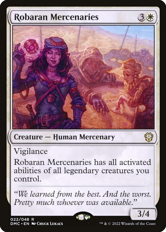 Robaran Mercenaries Front Face