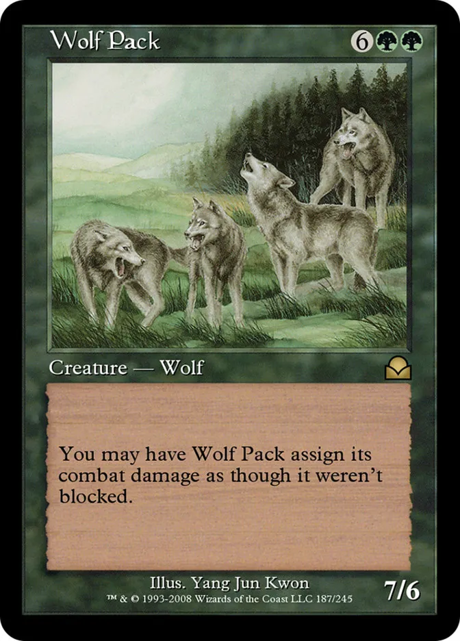 Wolf Pack Front Face
