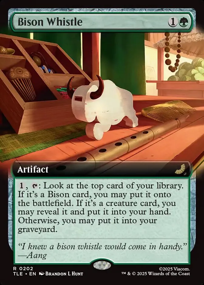 Bison Whistle Front Face
