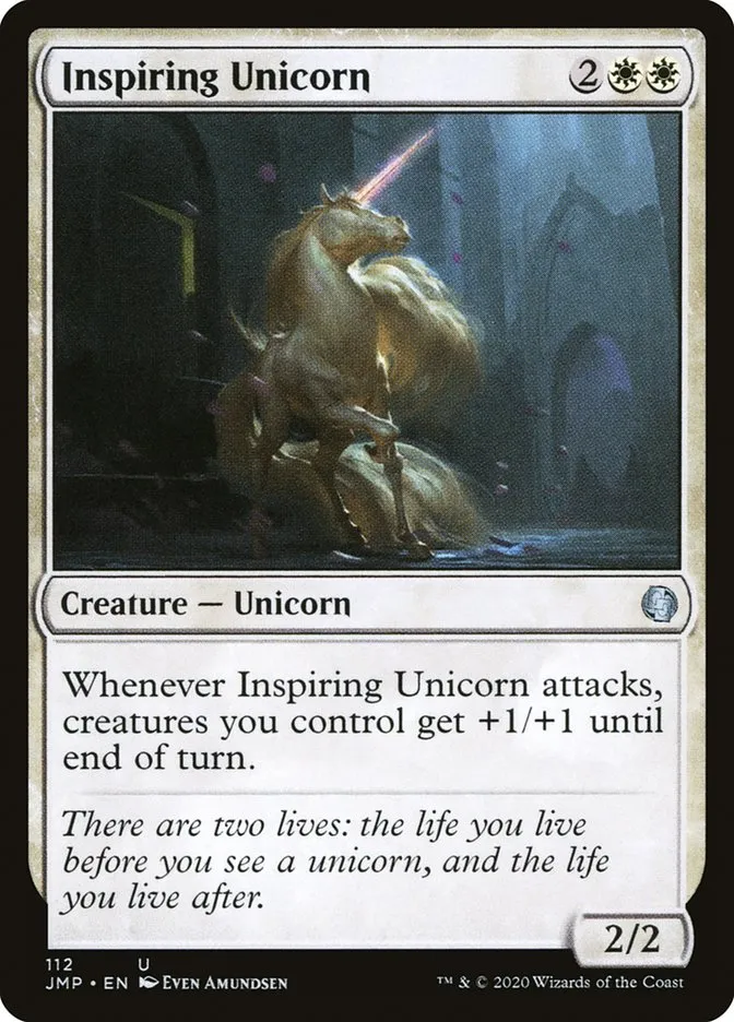 Inspiring Unicorn Front Face