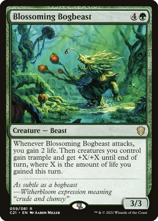 Blossoming Bogbeast Front Face
