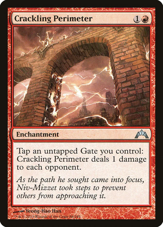 Crackling Perimeter Front Face
