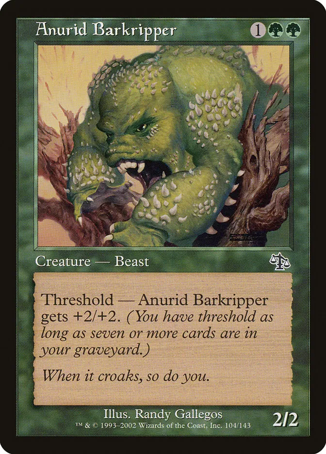 Anurid Barkripper Front Face