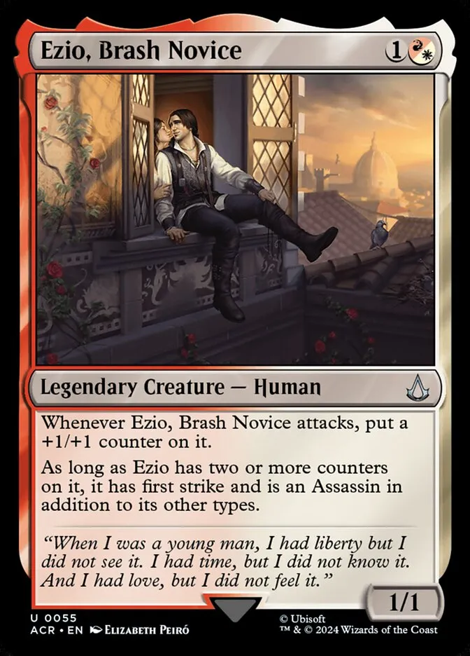 Ezio, Brash Novice Front Face