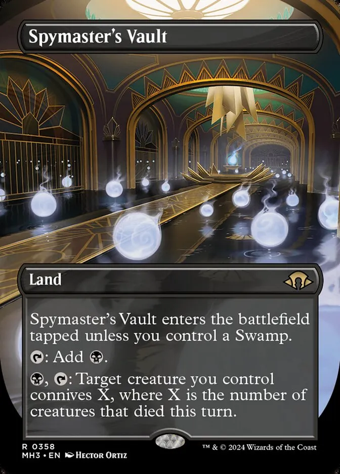 Spymaster's Vault Front Face