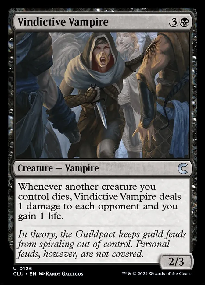 Vindictive Vampire Front Face