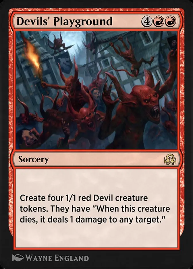 Devils' Playground Front Face