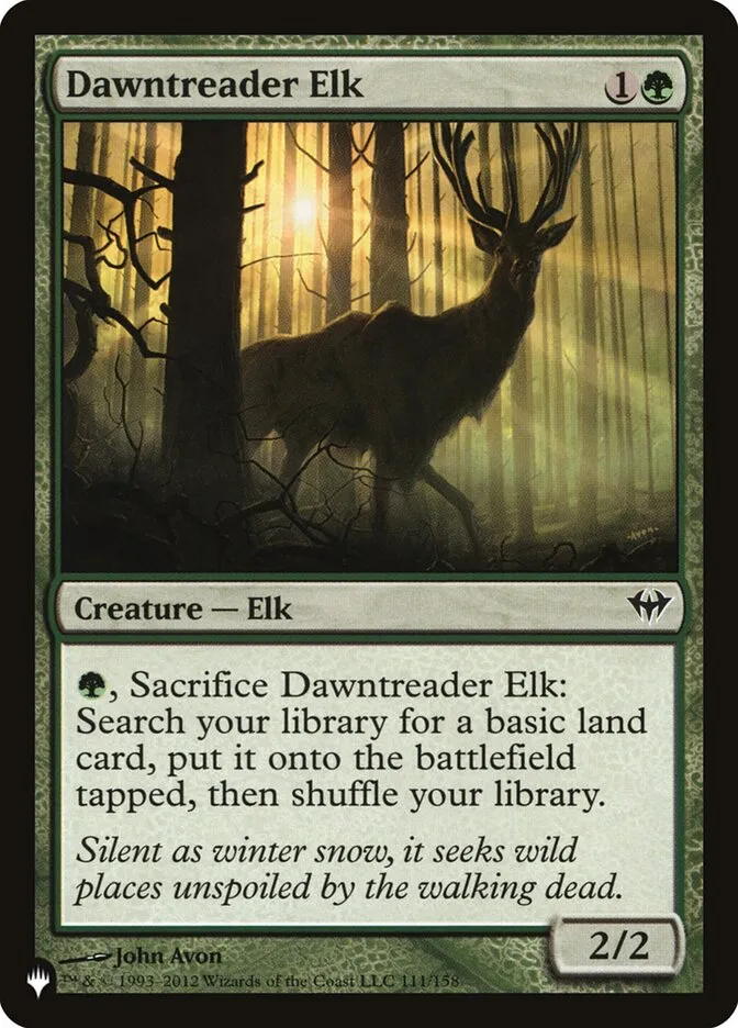 Dawntreader Elk Front Face