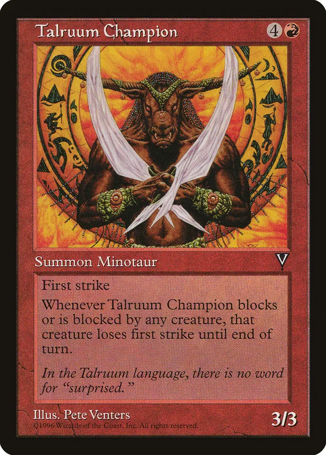 Talruum Champion Front Face