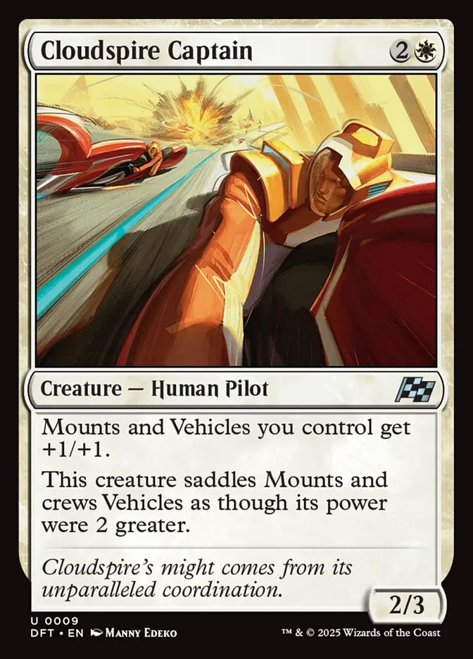 Cloudspire Captain Front Face
