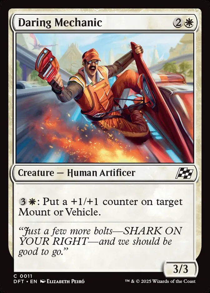 Daring Mechanic Front Face