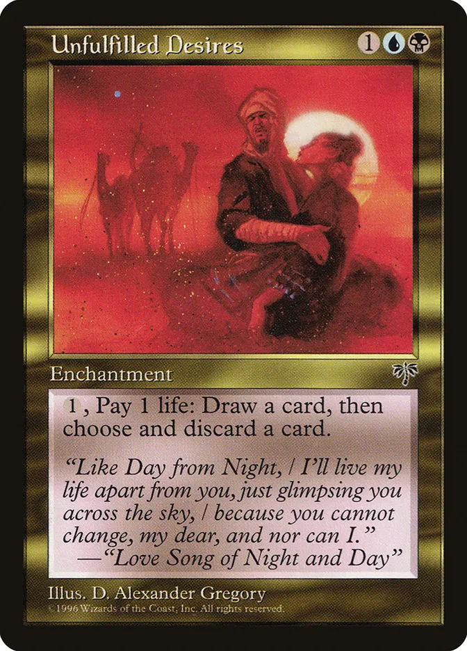 Unfulfilled Desires Front Face