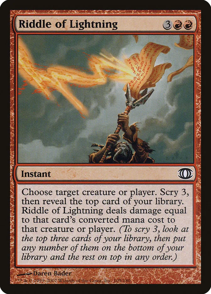Riddle of Lightning Front Face