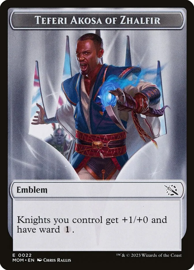 Teferi Akosa of Zhalfir Emblem Front Face