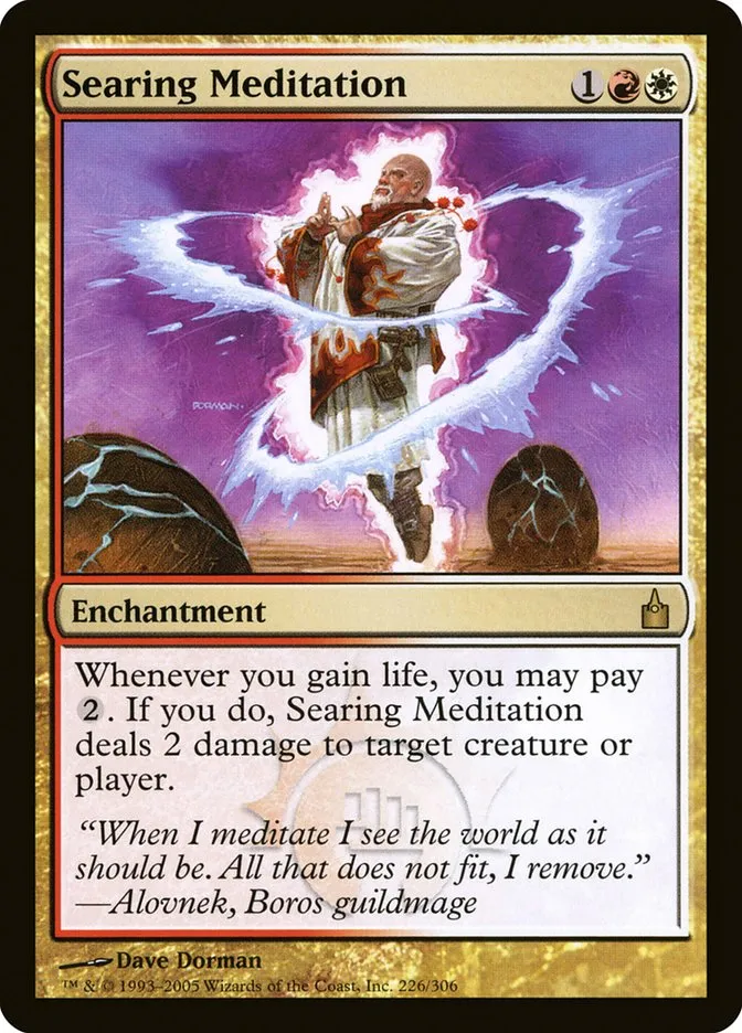 Searing Meditation Front Face