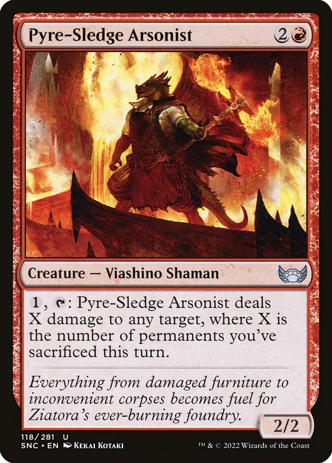 Pyre-Sledge Arsonist Front Face