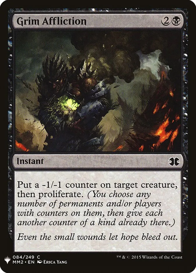 Grim Affliction Front Face