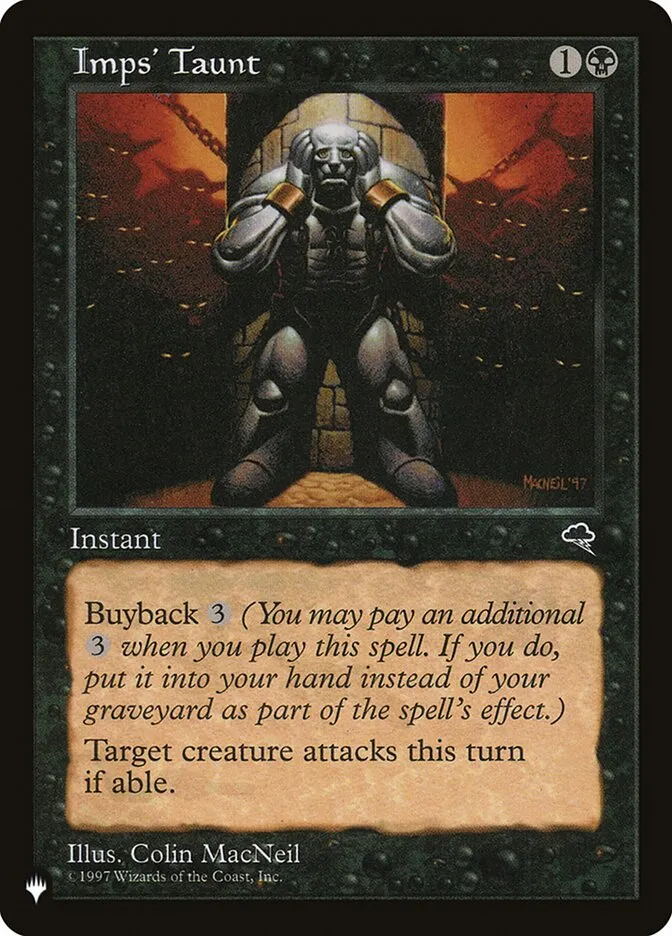 Imps' Taunt Front Face