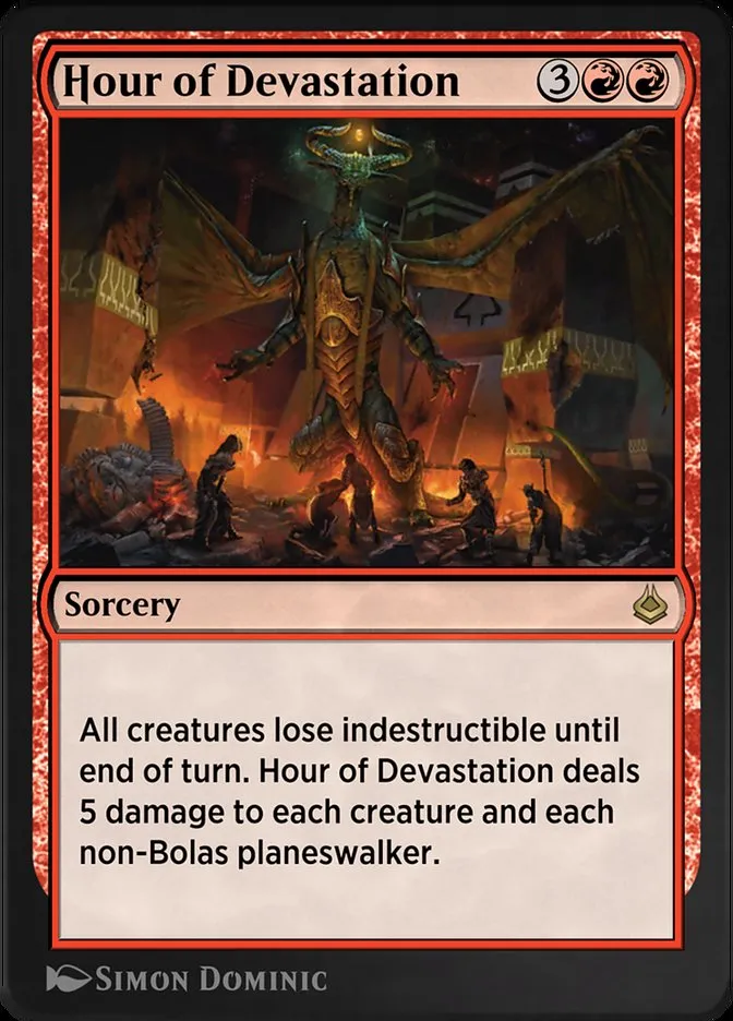 Hour of Devastation Front Face