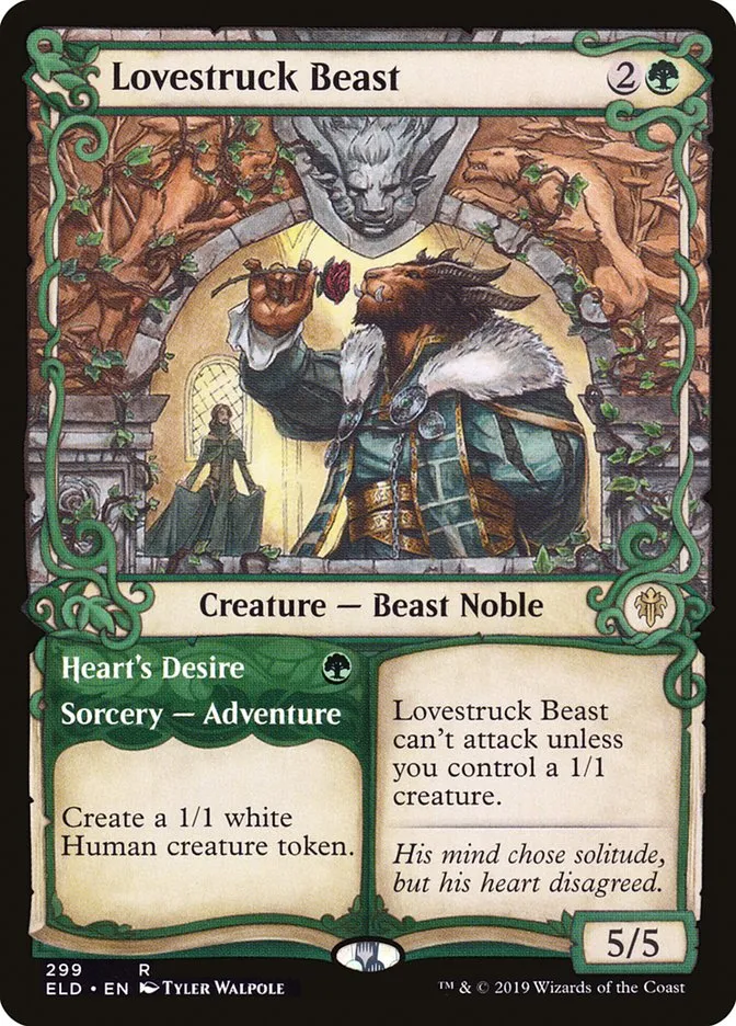 Lovestruck Beast // Heart's Desire Front Face