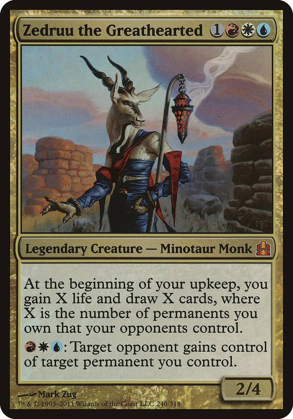 Zedruu the Greathearted Front Face