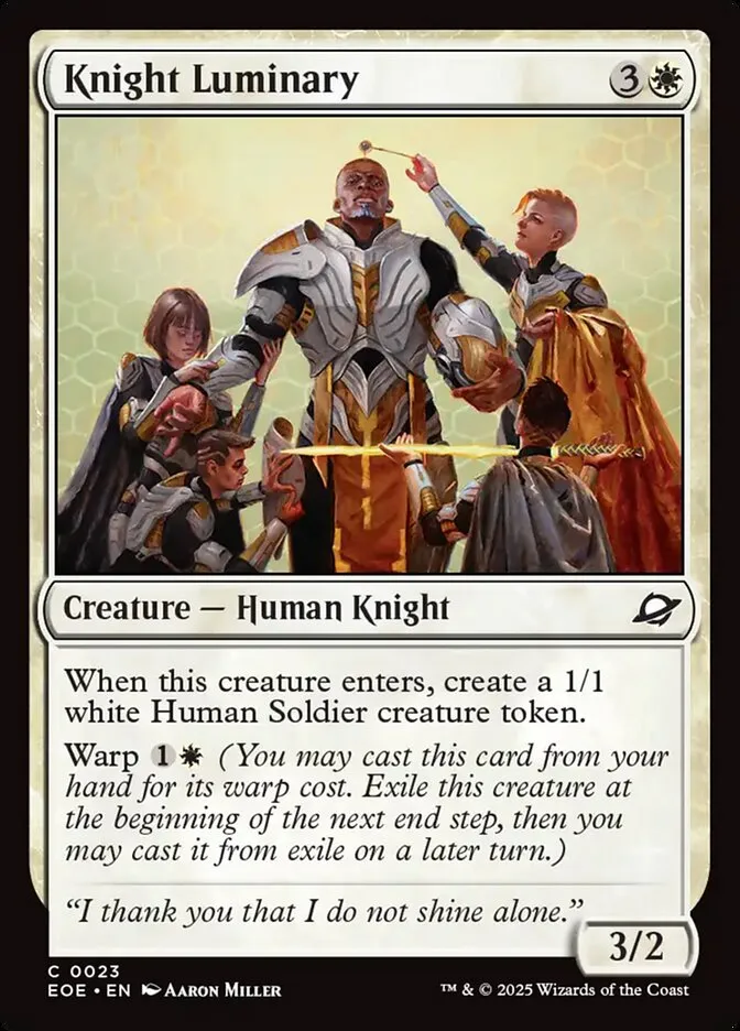 Knight Luminary Front Face