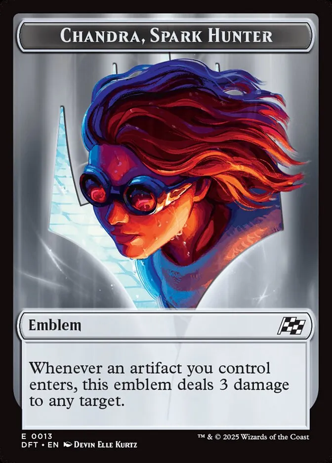 Chandra, Spark Hunter Emblem Front Face