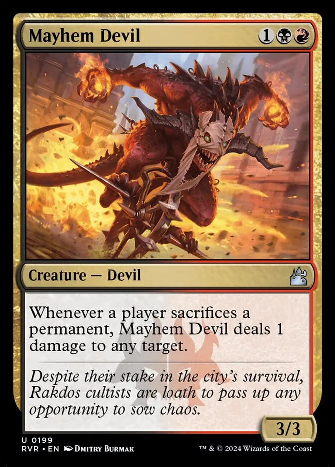 Mayhem Devil Front Face