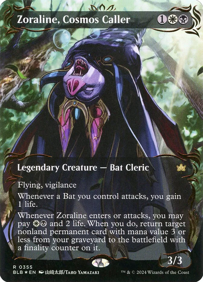Zoraline, Cosmos Caller Front Face