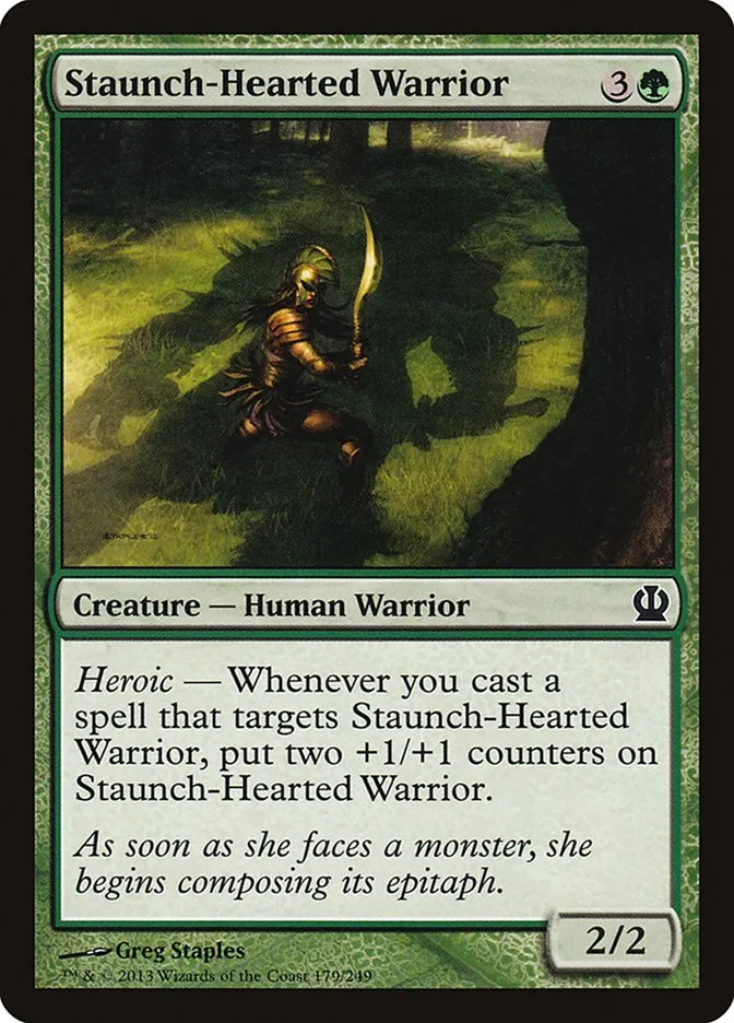 Staunch-Hearted Warrior Front Face