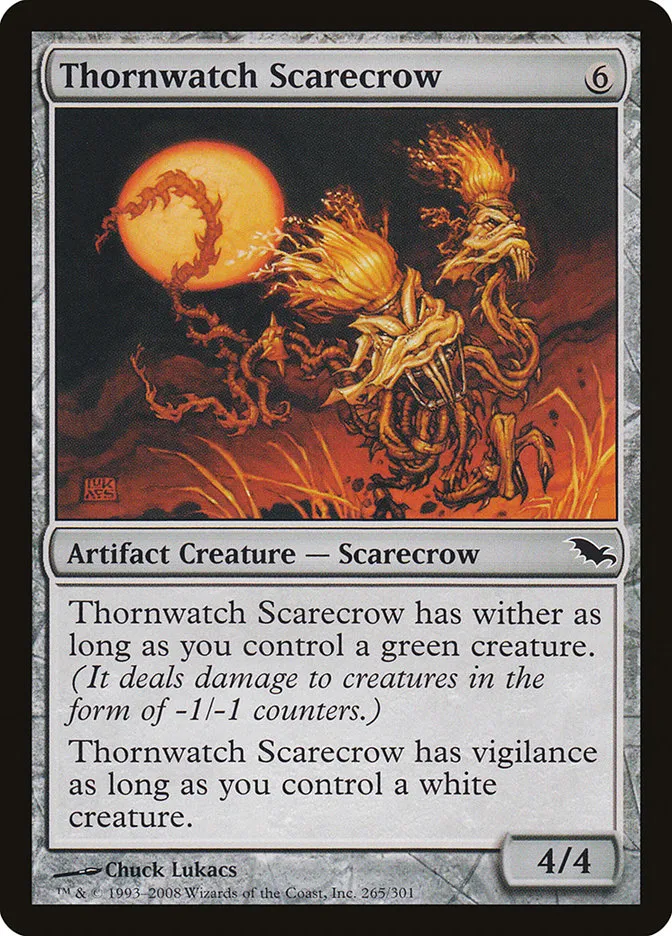 Thornwatch Scarecrow Front Face