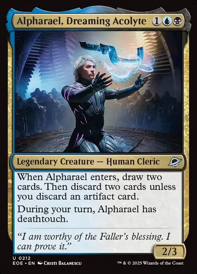 Alpharael, Dreaming Acolyte Front Face