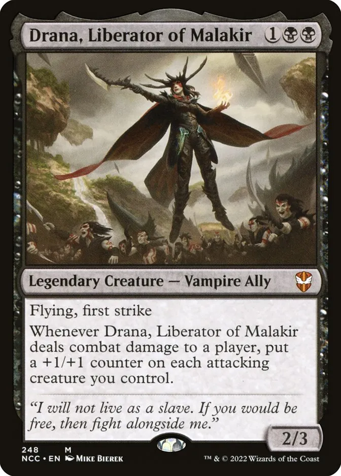 Drana, Liberator of Malakir Front Face