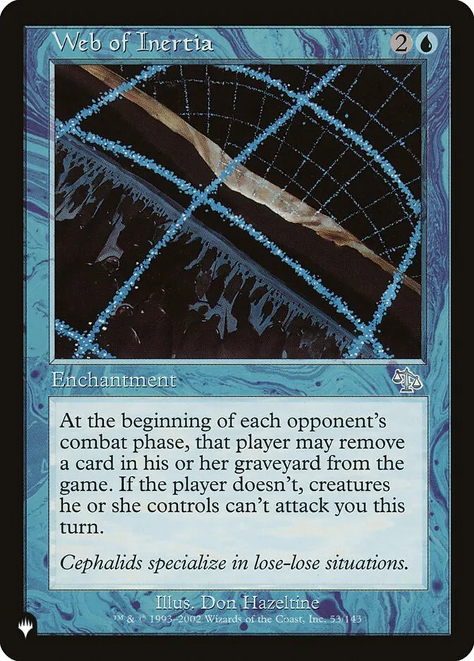Web of Inertia Front Face