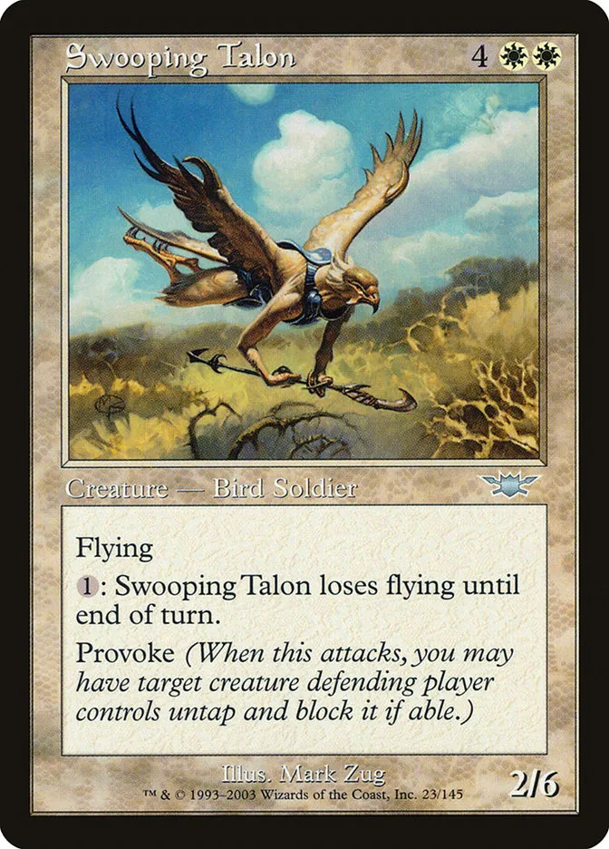 Swooping Talon Front Face