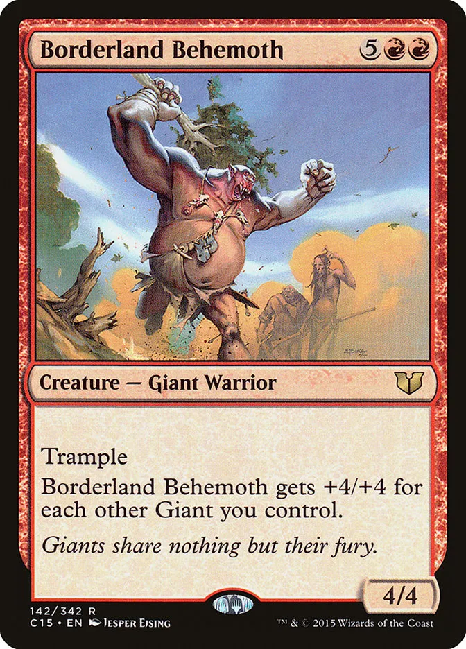Borderland Behemoth Front Face