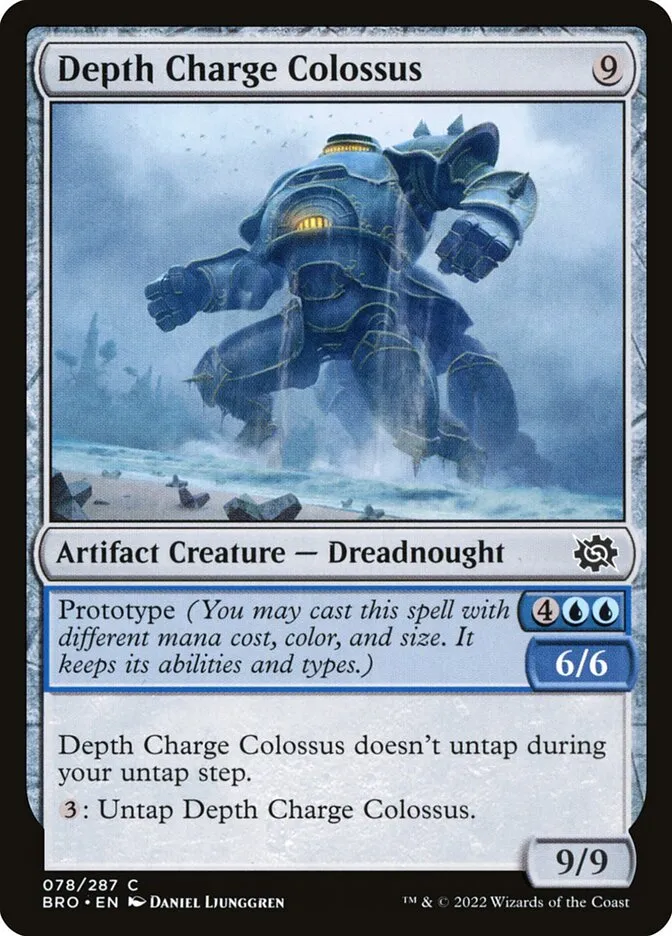 Depth Charge Colossus Front Face