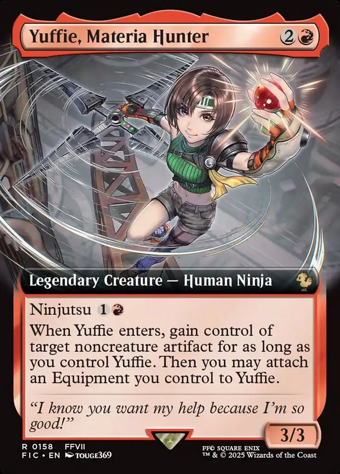 Yuffie, Materia Hunter Front Face