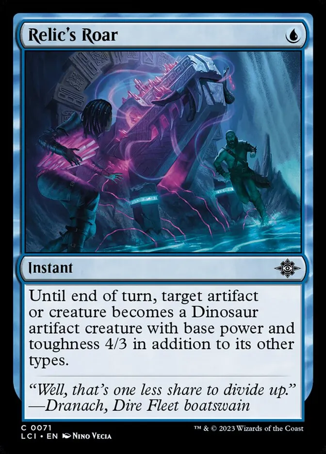 Relic's Roar Front Face