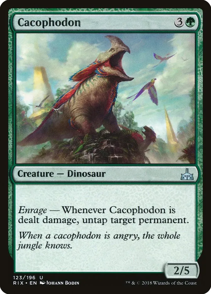 Cacophodon Front Face