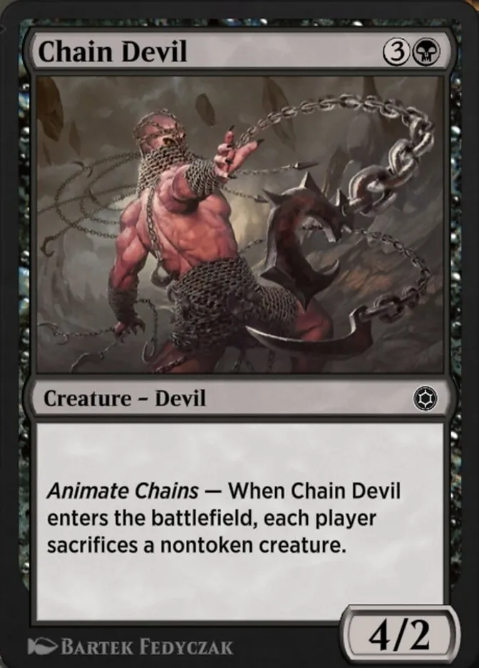 Chain Devil Front Face