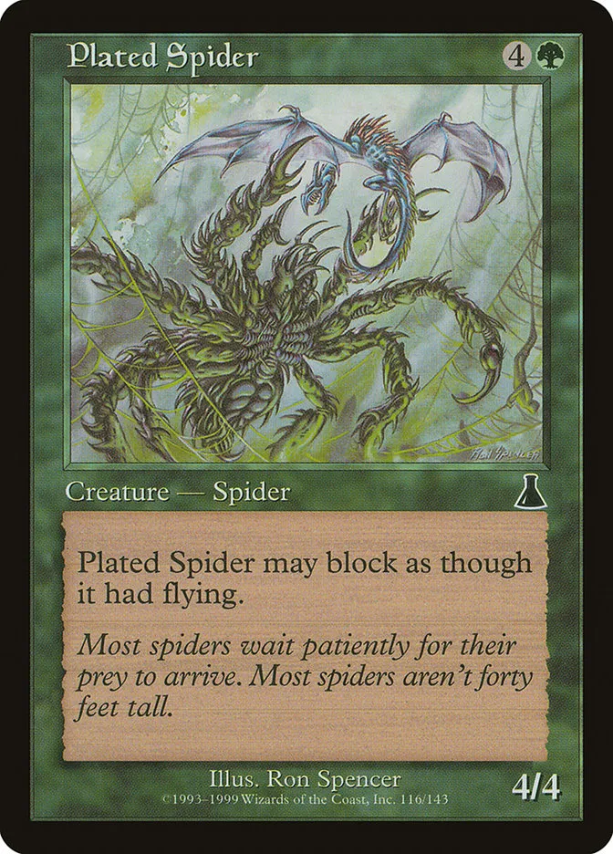 Plated Spider Front Face