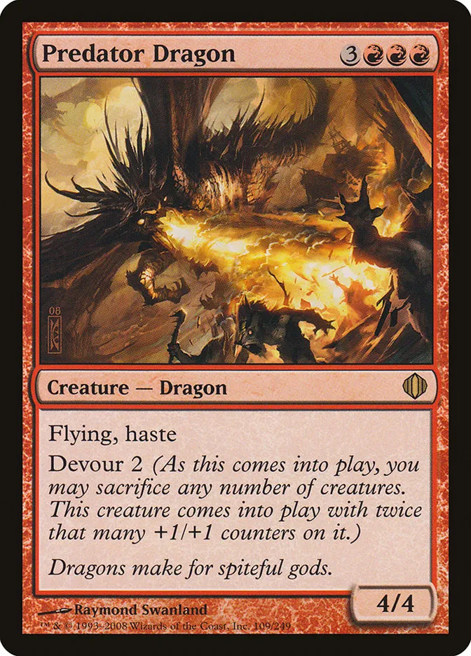 Predator Dragon Front Face