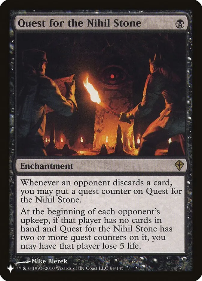 Quest for the Nihil Stone Front Face