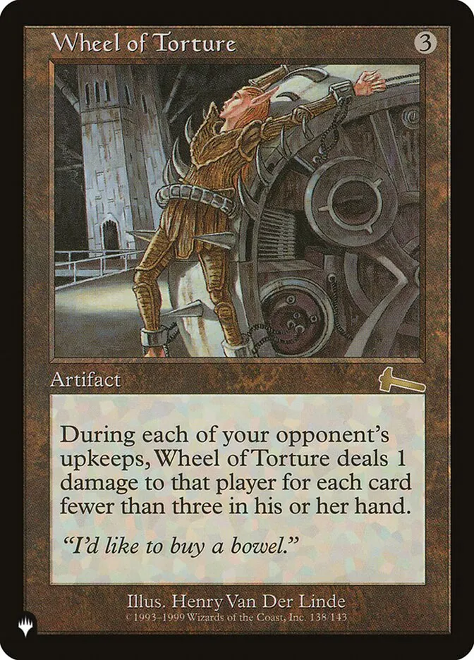 Wheel of Torture Front Face