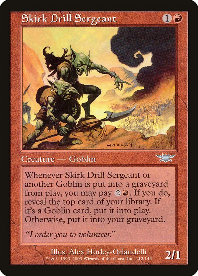 Skirk Drill Sergeant Front Face