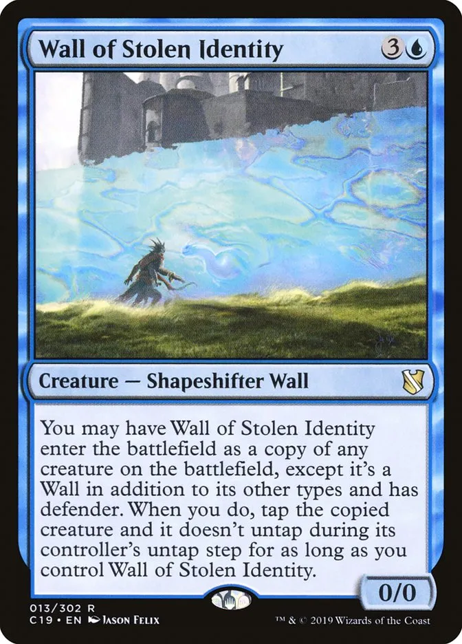 Wall of Stolen Identity Front Face