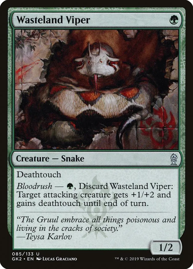 Wasteland Viper Front Face