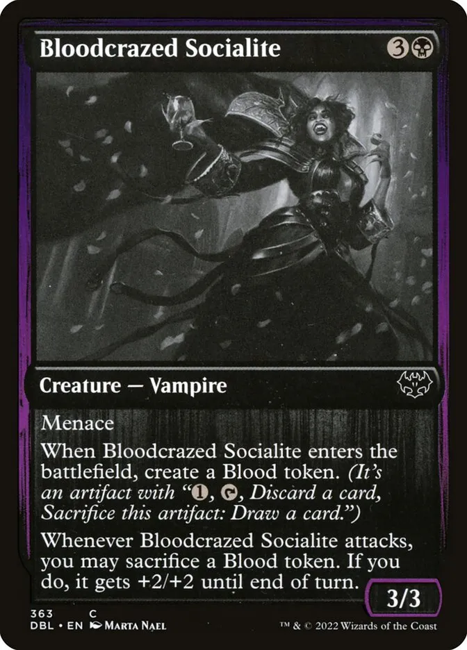 Bloodcrazed Socialite Front Face