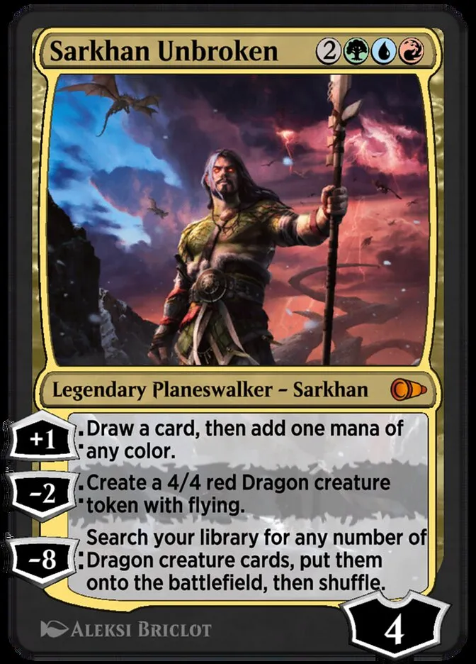 Sarkhan Unbroken Front Face